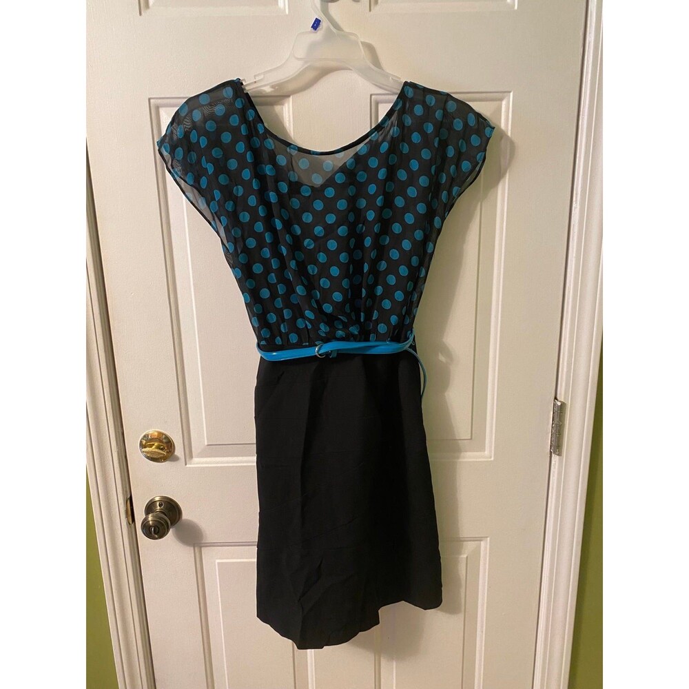 Alyx Polka dot dress with attached belt size 12